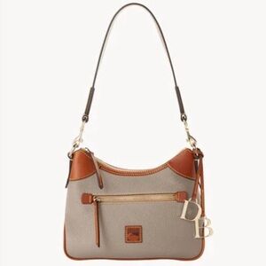 Dooney & Bourke Pebble Grain Small Hobo Taupe
